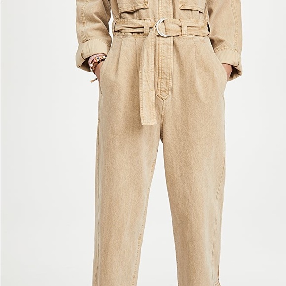 NWT! Free People Wayward Slouch Coverall Ginger S - Picture 7 of 16